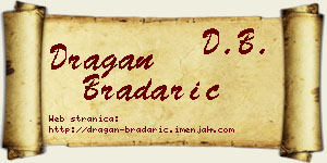 Dragan Bradarić vizit kartica